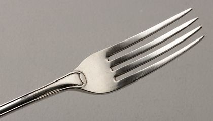 Extremely Rare Cape Silver Fiddle Thread Without Shoulders Table Fork - Lawrence Twentyman (1st example)